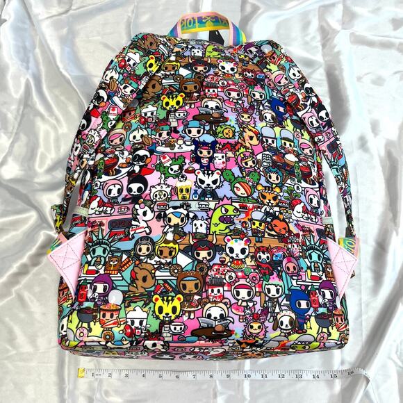 Tokidoki Toki Take Out Full Size Backpack Bag Donutella Corallina Sushi Sandy main image 16